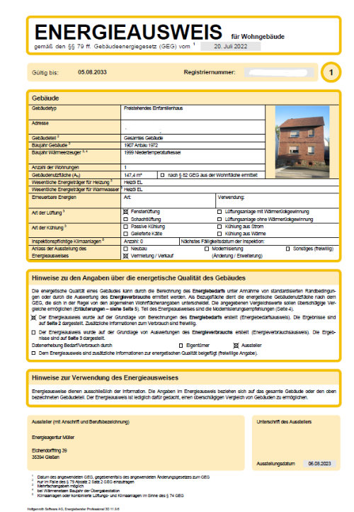 Energieausweis 1